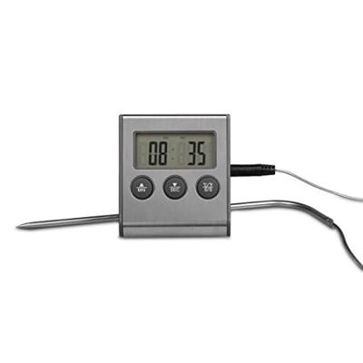 Xavax Digitale vleesthermometer met timer Kookaccessoires Zwart - thumbnail