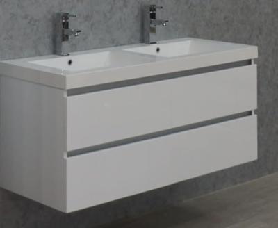 Vision onderkast met 4 laden 2 uitsparingen 120 x 46 cm glans wit