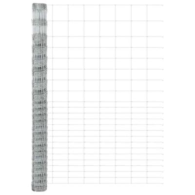 VidaXL Weidehekwerk zilver 25 x 1,6 m gegalvaniseerd staal