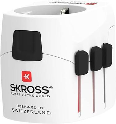 Skross 1302460 Reisstekker Pro Light USB (2xA) Skross 1302460 Reisstekker Pro Light USB (2xA)