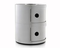 Kartell Componibili  Kast - 2 Modules - Chrome - thumbnail