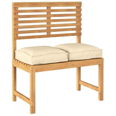 VidaXL Kussen 2 pcs beige 40 x 40 x 8 cm oxford stof VidaXL Kussen 2 pcs beige 40 x 40 x 8 cm oxford stof