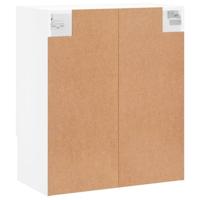 Wandkast 60x31x70 cm bewerkt hout wit - thumbnail