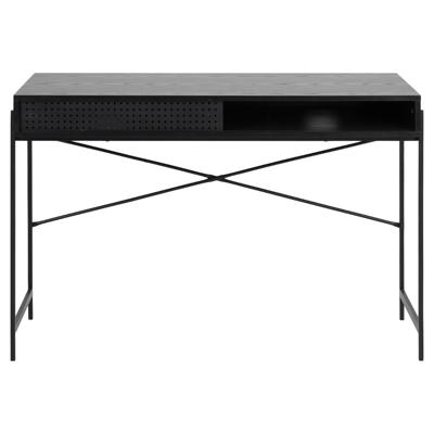 Bendt Bureau 'Mick' 110 x 50cm, kleur Zwart Bendt Bureau 'Mick' 110 x 50cm, kleur Zwart