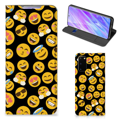 Samsung Galaxy S20 | Hoesje met Magneet | Emoji Samsung Galaxy S20 | Hoesje met Magneet | Emoji