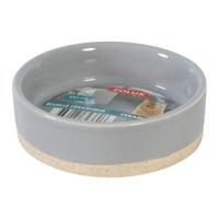 Zolux olaria voerbak keramiek grijs - thumbnail