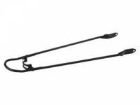 HH Spatbordstang met bumper 28 x 1,5 inch matzwart - thumbnail