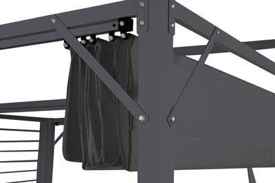 Pergola DKD Home Decor Grijs 300 x 300 x 230 cm Staal - thumbnail