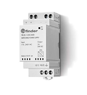 Finder 78.25.1.230.2400 DIN-rail netvoeding 24 V/DC 1 A 25 W Inhoud 1 stuk(s)