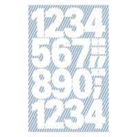 Avery Etiketten cijfers en letters 0-9 groot, 2 blad, wit, waterbestendige folie - thumbnail