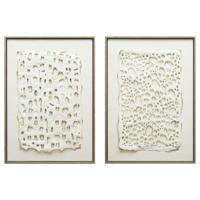 Schilderij Home ESPRIT Wit Modern 50 x 3 x 70 cm (2 Stuks) - thumbnail