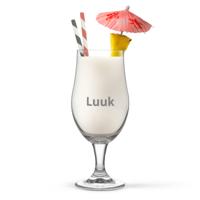 Pina colada glas graveren - 6 stuks - thumbnail