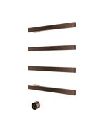 Hotbath &MORE set van 4 rails RAS50 SQUARE 50 cm met separate schakelaar en inbouw element Tuscan Bronze (RAS50-4TB) - thumbnail