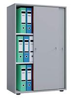 VCM Kantoorkast Lona (Schuifdeuren, Grijs, XL) - thumbnail