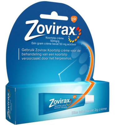 Zovirax Koortslip crème (tube)