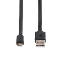 ROLINE USB 2.0 kabel, USB A M - Micro USB B M, zwart, 1 m - thumbnail
