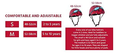 Kinder Fietshelm Red Goggle Small (48 - 53 cm)