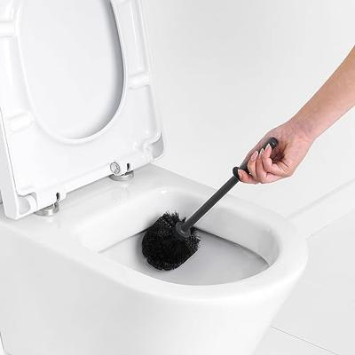 Brabantia ReNew toiletborstel met houder brilliant steel Brabantia ReNew toiletborstel met houder brilliant steel