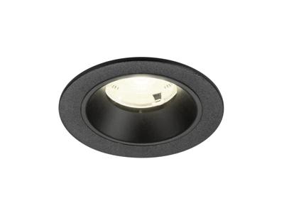 SLV InbouwspotNuminos S zwart 4000K - 20gr - 1009469