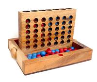 Logica Giochi Houten Bordspel 4 op een Rij - thumbnail