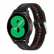 Garmin Venu 2 & 3 - Dot Pattern bandje - Zwart met rood