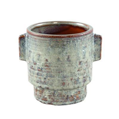 PTMD bloempot katelynn keramiek s groen 13 cm | 18 stuks