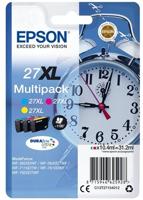 EPSON 27XL wekkerpatroon - cyaan, magenta en geel - 3x10,4 ml - 100 pagina's - thumbnail