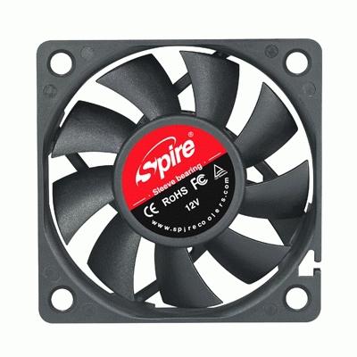 Spire SP06015S1M3 hardwarekoeling Computer behuizing Ventilator 6 cm Zwart Spire SP06015S1M3 hardwarekoeling Computer behuizing Ventilator 6 cm Zwart
