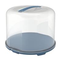 Rotho fresh taartdoos xl 35.5x34.5x26 cm horizon blauw/transparant - thumbnail