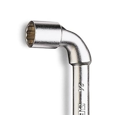 Beta Gebogen pijpsleutels, twaalfkant en zeskant verchroomd 937 13X13 - 009370013