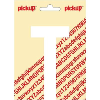 Plakletter Nobel Sticker witte letter T wit Pickup - Pickup Plakletter Nobel Sticker witte letter T wit Pickup - Pickup