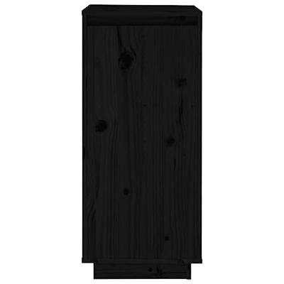 Schoenenkast 35x35x80 cm massief grenenhout zwart Schoenenkast 35x35x80 cm massief grenenhout zwart