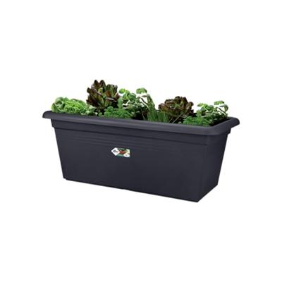 Elho green basics garden xxl plantenbak 80 cm living black Elho green basics garden xxl plantenbak 80 cm living black
