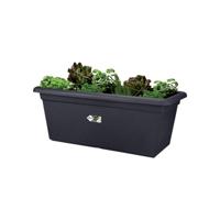 Elho green basics garden xxl plantenbak 80 cm living black - thumbnail