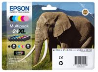 Epson Inktcartridge T2438, 24XL Origineel Combipack Zwart, Cyaan, Magenta, Geel, Foto cyaan, Foto magenta C13T24384011 - thumbnail