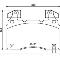 Remblokkenset, schijfrem P10064 - thumbnail