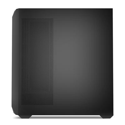 Sharkoon ak3 rgb midi tower behuizing (zwart | 2x usb-a | 1x usb-c | rgb | tempered glass)