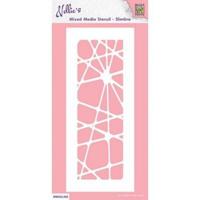 Nellie's Choice • stencil slimline size abstract - thumbnail