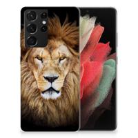 Samsung Galaxy S21 Ultra | TPU Hoesje | Leeuw - thumbnail