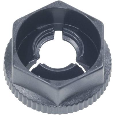 PB Fastener KN50 Steekmoer Plaatdikte (max.) 2 mm Polyamide Zwart 1 stuk(s)