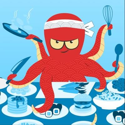 Fuzzyard octo-posse takoyaki pluche