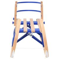 Slee met rugleuning inklapbaar 110 cm multiplex - thumbnail