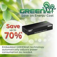 TRENDnet 8-poorts onbeheerde gigabit-schakelaar, TEG-S80G, Desktop Ethernet metalen schakelaar, Ethernet-splitter, ventilatorloos, 16 Gbps schakelcapaciteit, Plug & Play, levenslange bescherming, - thumbnail