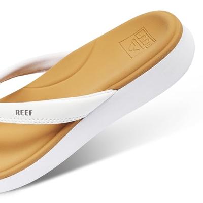 Reef Slippers Cushion Cloud CJ0234 Wit / Bruin-38.5 maat 38.5