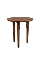 Dutchbone Ronde Bijzettafel 'Cove' Mangohout, 50cm - thumbnail