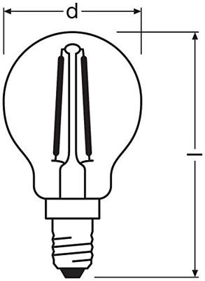 OSRAM HOMELIGHTING 4058075434349 LED-lamp Energielabel F (A - G) E14 Peer 1.5 W = 15 W Warmwit (Ø x l) 45 mm x 77 mm 1 stuk(s) OSRAM HOMELIGHTING 4058075434349 LED-lamp Energielabel F (A - G) E14 Peer 1.5 W = 15 W Warmwit (Ø x l) 45 mm x 77 mm 1 stuk(s)