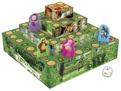 Tactic Masha and the Bear Race to the Treehouse Kinderen Gelukspel