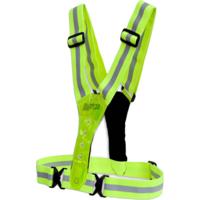 Lynx harnas usb led sport vest neon geel - thumbnail