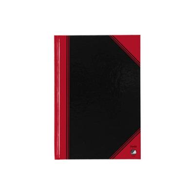Notitieboek Bantex zwart/rood A5 lijn 70gr 96vel | 6 stuks