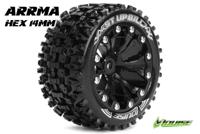 Louise ST-UPHILL Soft Banden - 2.8" Velgen Black Chrome - Hex 14mm (electro 4WD: FR/RR) - thumbnail